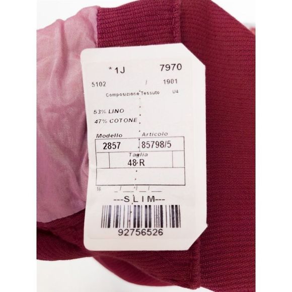 Men's Burgundy Blazer - Picture 12 of 12